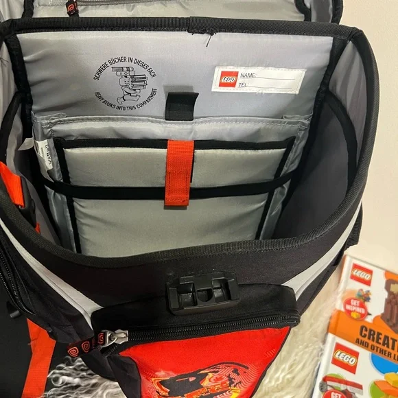 New Rare Find Lago Ninjago backpack and (11) Lego Books Set - Picture 6 of 14